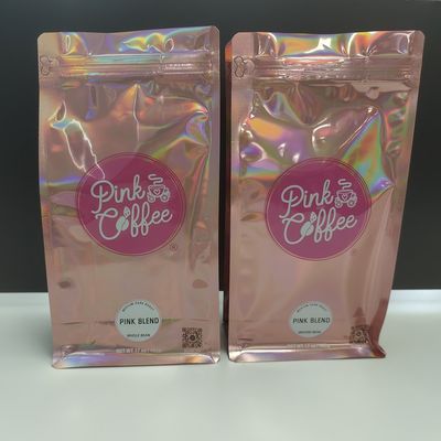 качество  Safety 500g Mylar Bags Coffee Bag Hologram Plastic Coffee Bag With Valve And Zipper завод